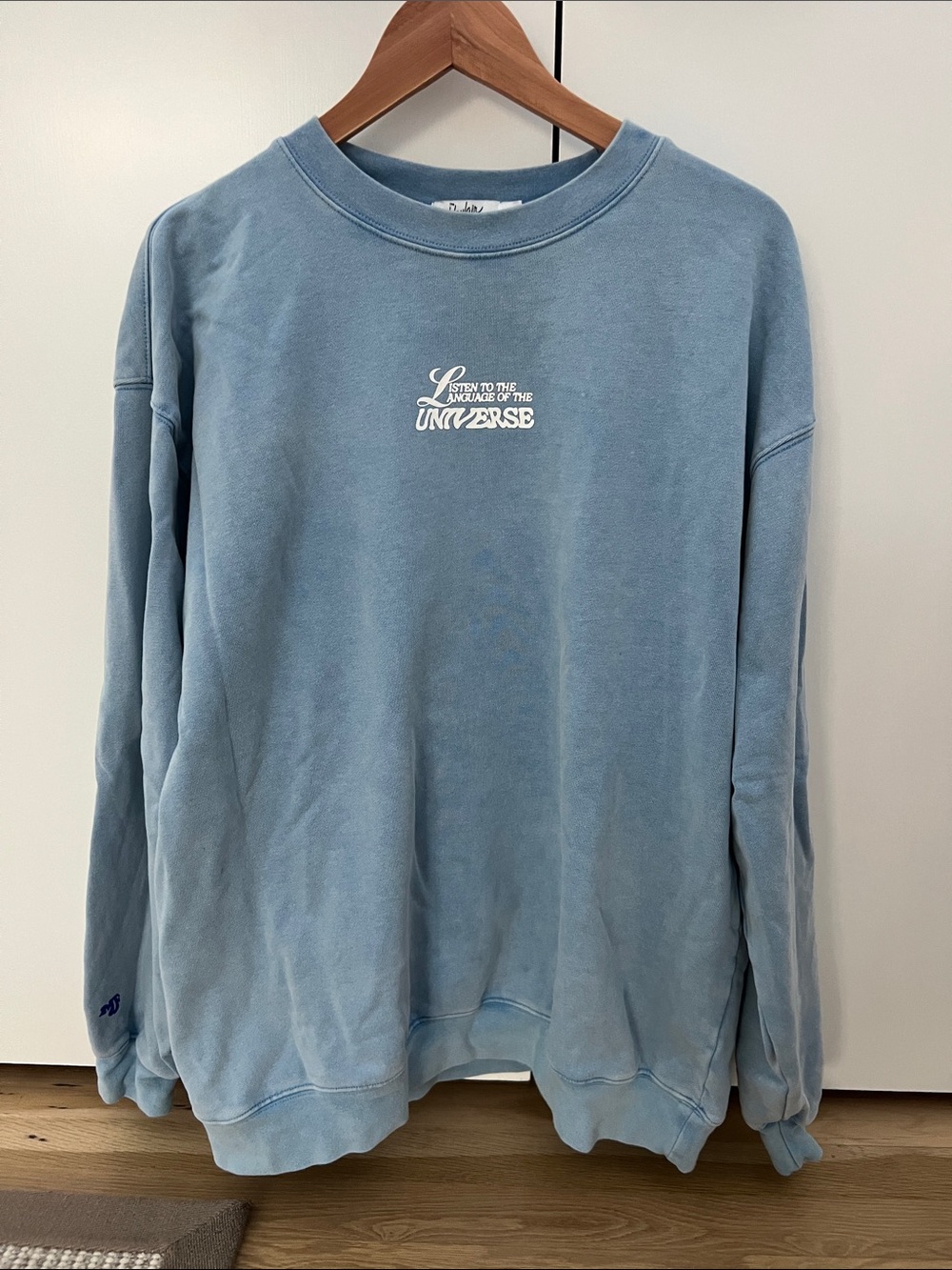 The Mayfair Group Listen to the Language of the Universe sweatshirt M/L